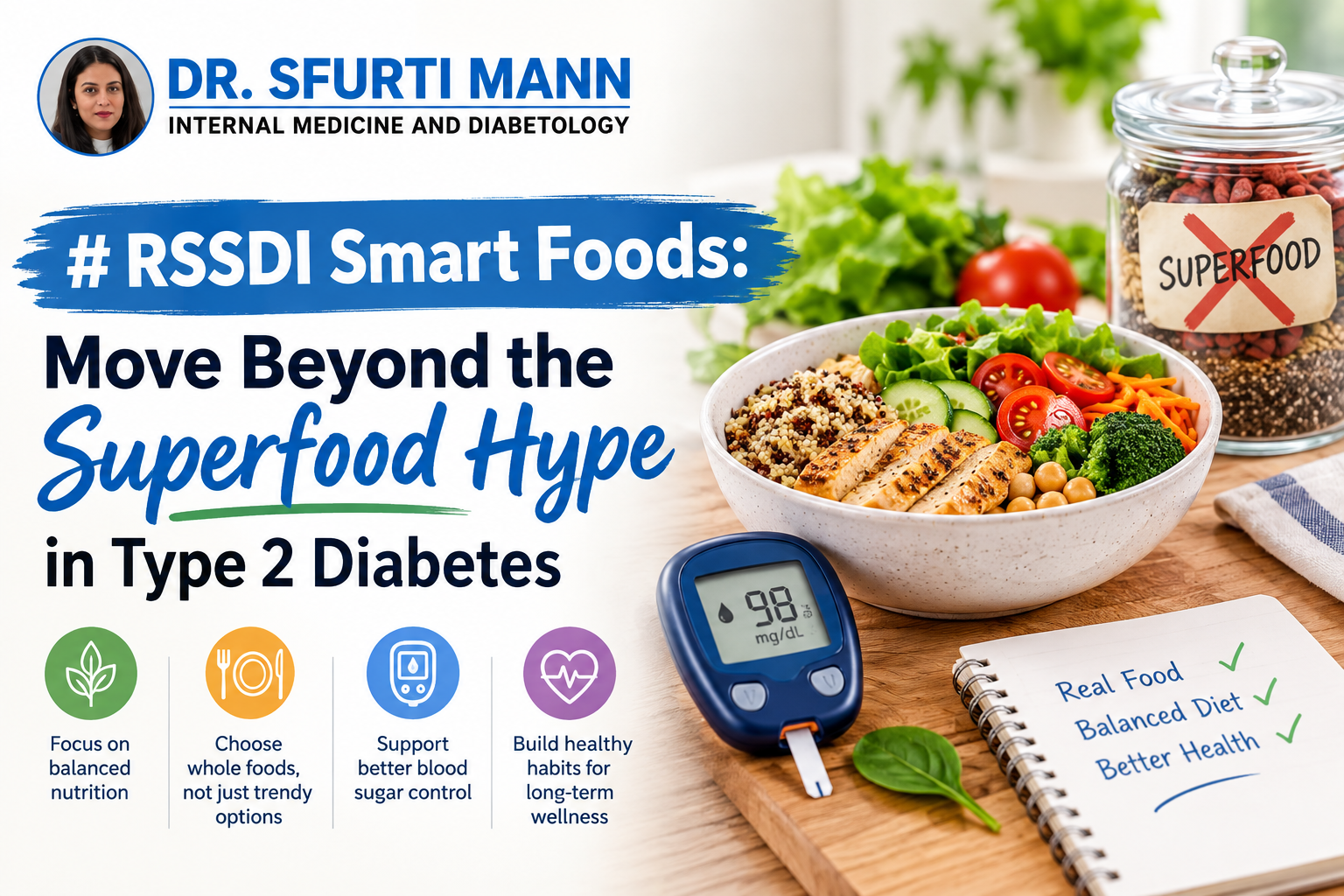 RSSDI Smart Foods Move Beyond the Superfood Hype in Type 2 Diabetes